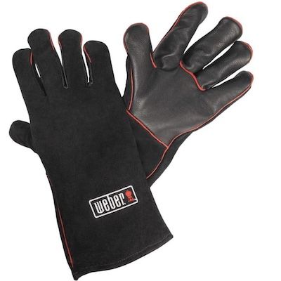 weber leder grillhandschuhe, hitzebeständig, 27,96  (statt 31 )