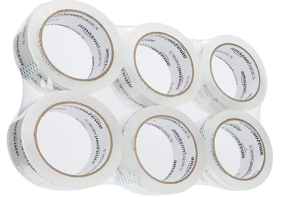Produktbild: 6x Amazon Basics Packband für Transport  7,66 statt 11