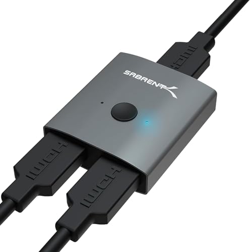 hdmi switch bidirektional sabrent da-hsw2, hdmi 2.0 für 4k60