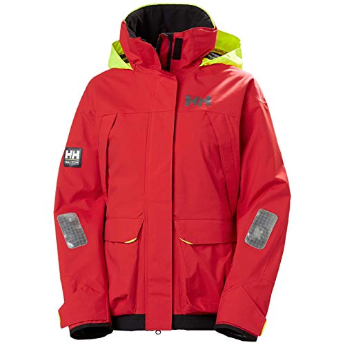 Helly Hansen Damen W Pier 3 Jacket, rot, Größe S, wasserdicht, atmungsaktiv, ideal für Outdoor-Aktivitäten