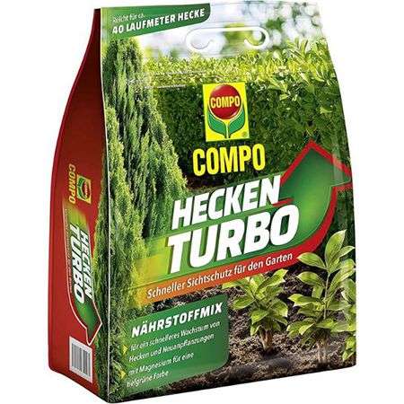 compo heckenturbo spezial-dünger 4kg für 16,99 (statt 20)