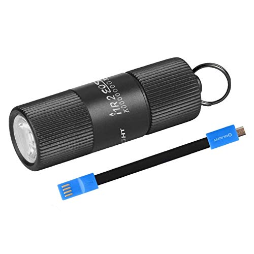 olight i1r ii mini taschenlampe 150 lumen wiederaufladbar schwarz ipx8 camping