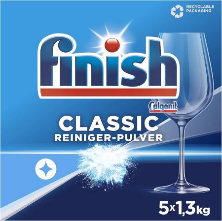 finish classic geschirrreiniger-pulver 6,5 kg ab 12,21 euro statt 20 euro