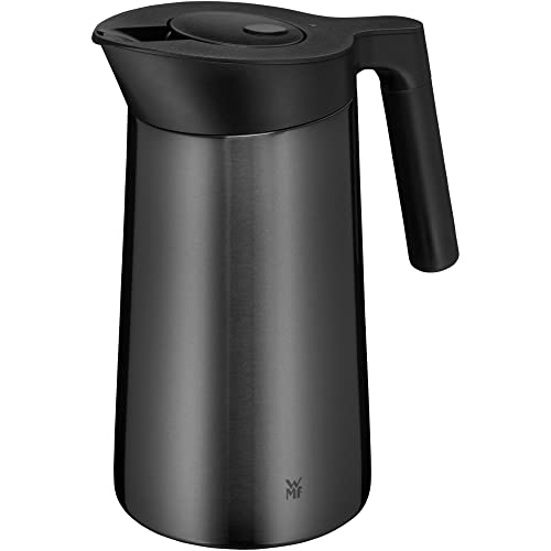 wmf kineo isolierkanne 1 liter edelstahl thermoskanne klickverschluss warm kalt
