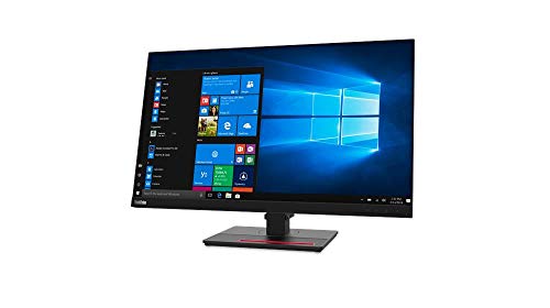 lenovo thinkvision t27q-20 monitor 27", 2560 x 1440 qhd, schwarz