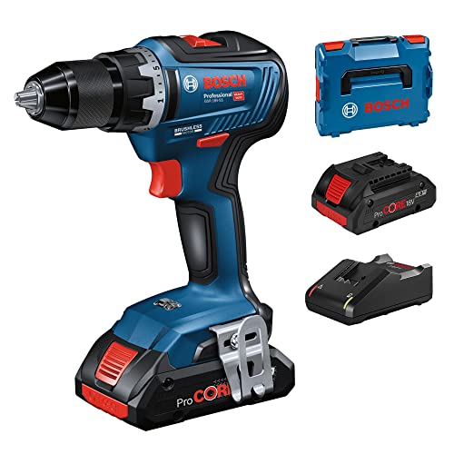 bosch gsr 18v-55 akku-schrauber 18 volt 55 nm 2x 4.0 ah procore in l-boxx