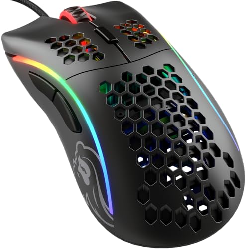 gaming-maus glorious model d, mattschwarz, ultraleicht 67g, rgb, 19,90 