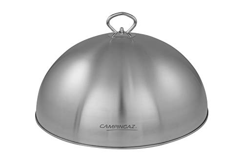 Campingaz Plancha Garhaube Edelstahl Garglocke 32 cm Grillzubehör Silber