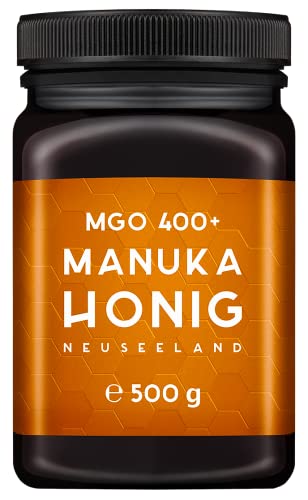 manuka honig mgo 400+ 500g melpura aus neuseeland, natürlich, laborgeprüft