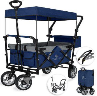 kesser gt9000 bollerwagen faltbar mit dach bis 80kg für 116,80 euro