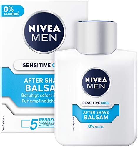 nivea men sensitive cool after shave balm 100 ml mit kamille und algenextrakt