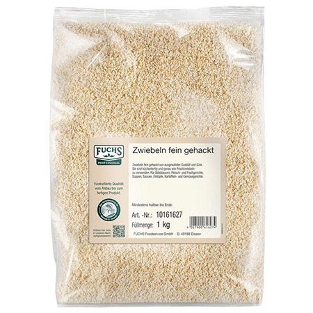 Produktbild: Fuchs Zwiebeln Weiß 1kg, fein gehackt, ab 11,99