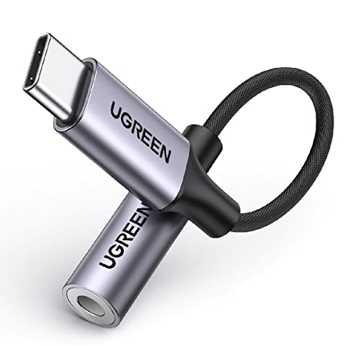 UGREEN USB C auf 3.5mm Klinke Adapter mit DAC für iPhone 17, Galaxy S25, iPad