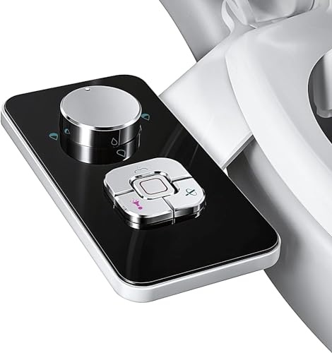 Bidet aufsatz samodra nicht elektrisch mit selbstreinigenden doppeldüsen, kaltes wasser