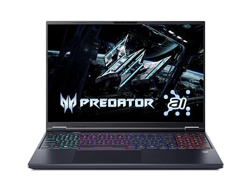 Acer Predator Helios Neo 16, Windows 11, QWERTZ, AI, Gaming Laptop