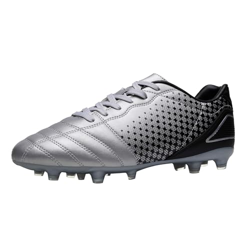 fussballschuhe herren dream pairs professionell trainingsschuhe stollen size 44 silber schwarz