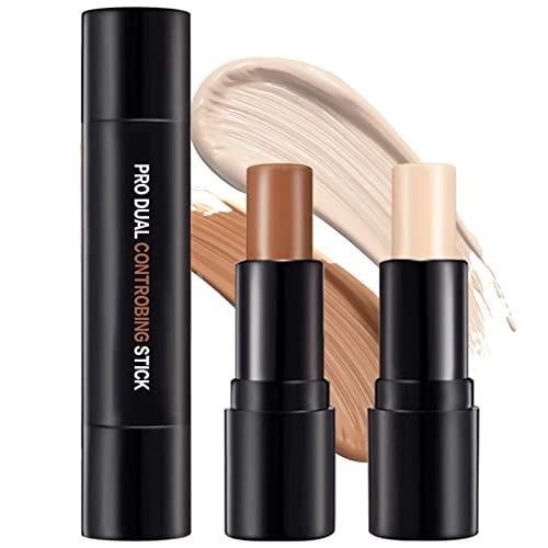 onlyoily konturstift highlighter und concealer, 2 farben, bronzer für jeden hauttyp