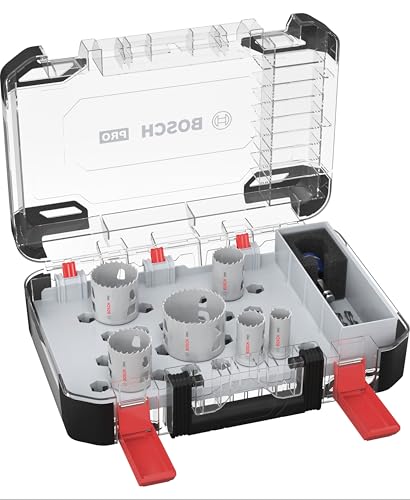 Bosch 9x Lochsäge-Set Multi Material für Holz und Trockenbau  22-65 mm
