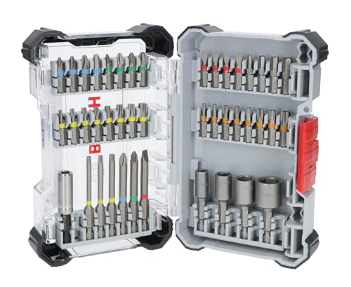 bosch professional schrauberbit-set 43-tlg mit bithalter und nüsse für akkuschrauber