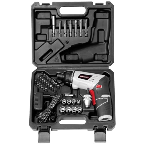 dino kraftpaket cordless schraubendreher set 3.6 v 41-teilig mit bohrer chuck