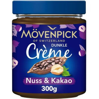 mövenpick haselnuss-creme nuss und kakao 300g ab 3 euro statt 4,59 euro
