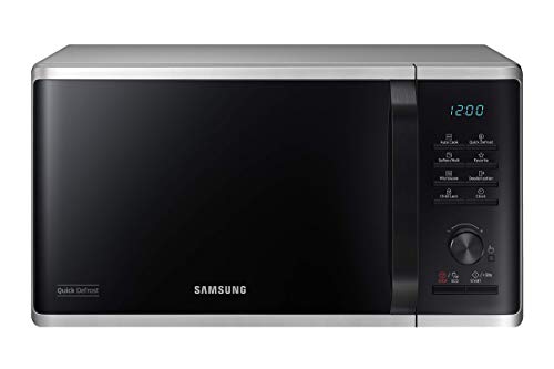 samsung mikrowelle 800 w 23 l garraum kratzfester innenraum quickdefrost silber