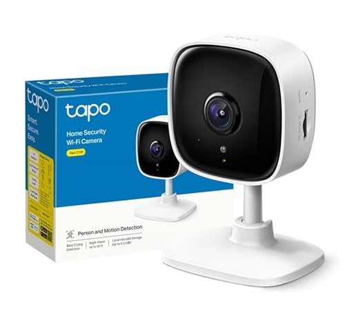 tapo tp-link c100 wlan ip kamera innen 1080p 2-wege-audio nachtsicht bis 9m