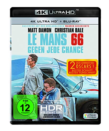 le mans 66 - gegen jede chance, 4k uhd und blu-ray, imdb 8,1