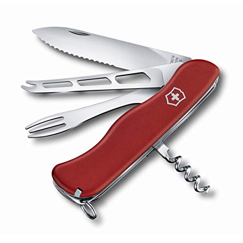 Victorinox käsemesser cheese master w, 8-funktionales taschenmesser mit wellenschliff