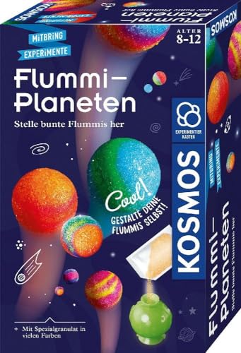 Flummi-Planeten selbst herstellen, KOSMOS 657765 bunte Flummis