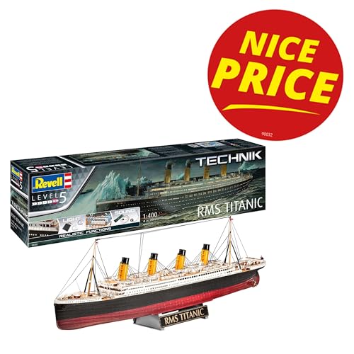 revell modellbausatz rms titanic mit beleuchtung, sound - 320 teile zum selber bauen