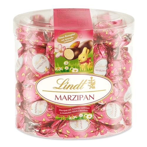 lindt schokolade marzipan-eier mit amaretto 425 g im frühlingsdesign - oster schokolade