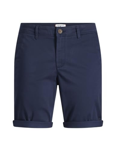 Jack & Jones Bowie Chino Short Navy Regular Fit 98% Baumwolle XS-XXL