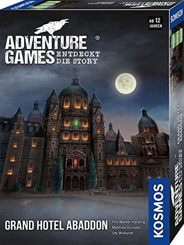 kosmos abenteuer-spiel grand hotel abaddon, kooperatives spiel für 1-4 spieler, ab 12 jahren