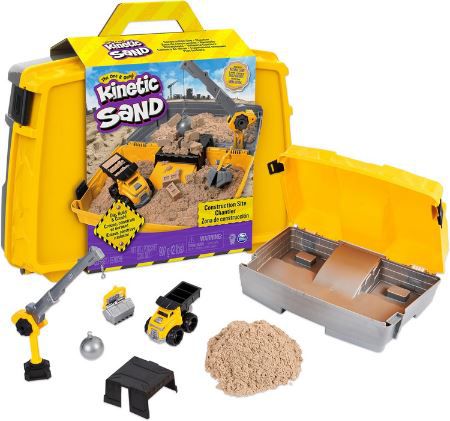 kinetic sand baustellen koffer 907g kinetischer sand 24,68 statt 30