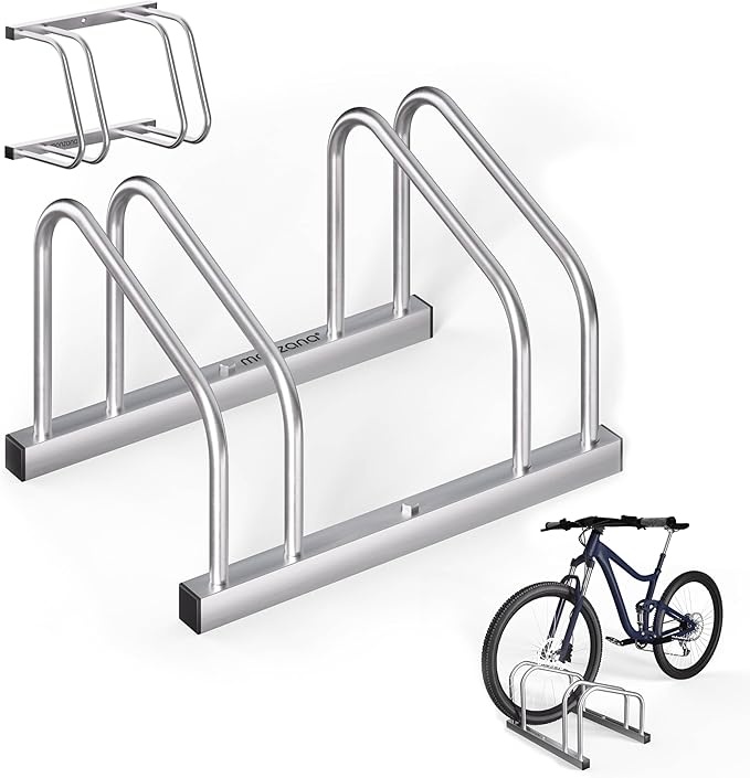 Fahrradständer Monzana für 2-6 Räder, verzinkter Stahl, 37 cm Radabstand