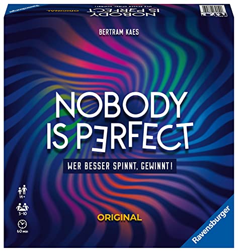 ravensburger nobody is perfect kartenspiel für die ganze familie ab 14 jahren