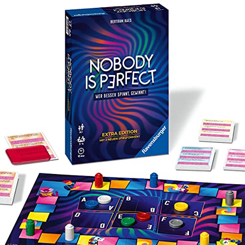 ravensburger nobody is perfect extra edition - kommunikatives kartenspiel für 3-6 spieler ab 14 jahren