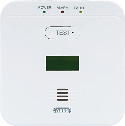 Kohlenmonoxid-Warnmelder ABUS COWM510, 85 dB Alarm, 10-Jahres-Sensor, LCD Display