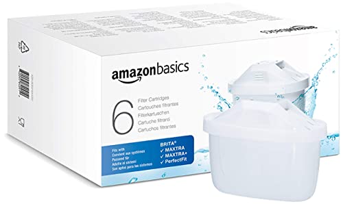 Produktbild: wasserfilterkartuschen für brita und amazon basics, 6 stück, 1er-pack