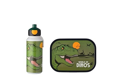 Mepal Campus Pausenset Dino: Trinkflasche & Brotdose