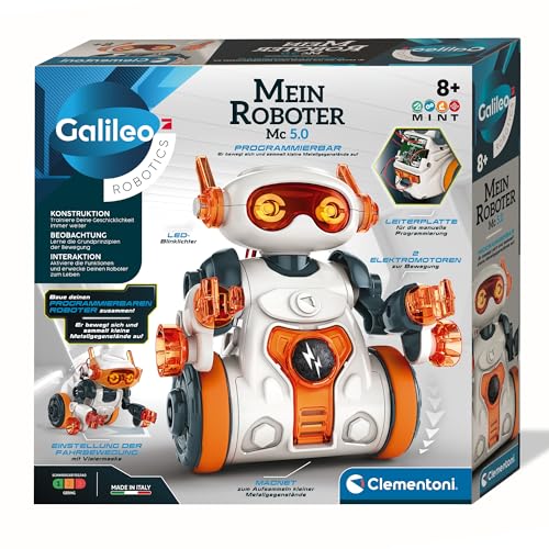 clementoni galileo robotics roboter mc 5.0 für kinder und anfänger