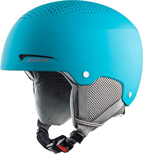 Produktbild: ALPINA ZUPO Skihelm Kinder Turquoise matt S (48-52 cm) - stoßabsorbierend belüftet