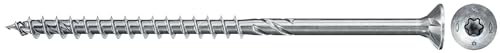fischer PowerFast II CTP Spanplattenschraube 5,0 x 60 mm 500 Stück Teilgewinde Senkkopf