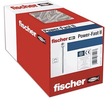 fischer PowerFast II CTP Spanplattenschrauben 4,0 x 30 mm 200er Pack 4,99