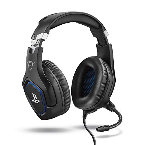 gaming headset trust gxt 488 forze für ps4 ps5, klappmikrofon, over-ear, schwarz