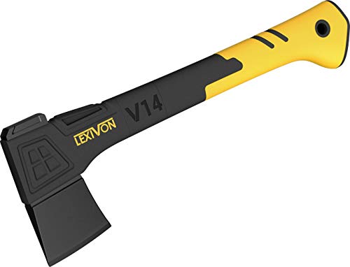 lexivon axt handbeil 35 cm glasfaserverbund mit schutzhülle lx-v14