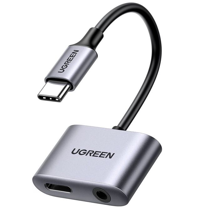 ugreen usb c auf 3,5mm adapter mit schnellladen für 14,14 euro