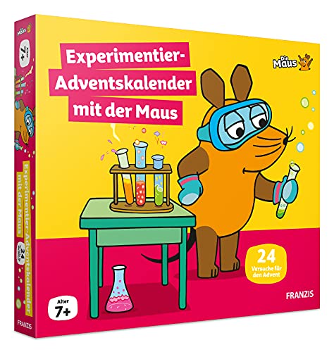 experimentier-adventskalender mit der maus von franzis