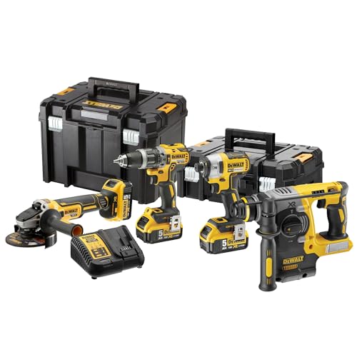 dewalt dck422p3t 18 v akku kombipack 4-teilig bohrschrauber schlagschrauber hammer schleifer 3x 5 ah